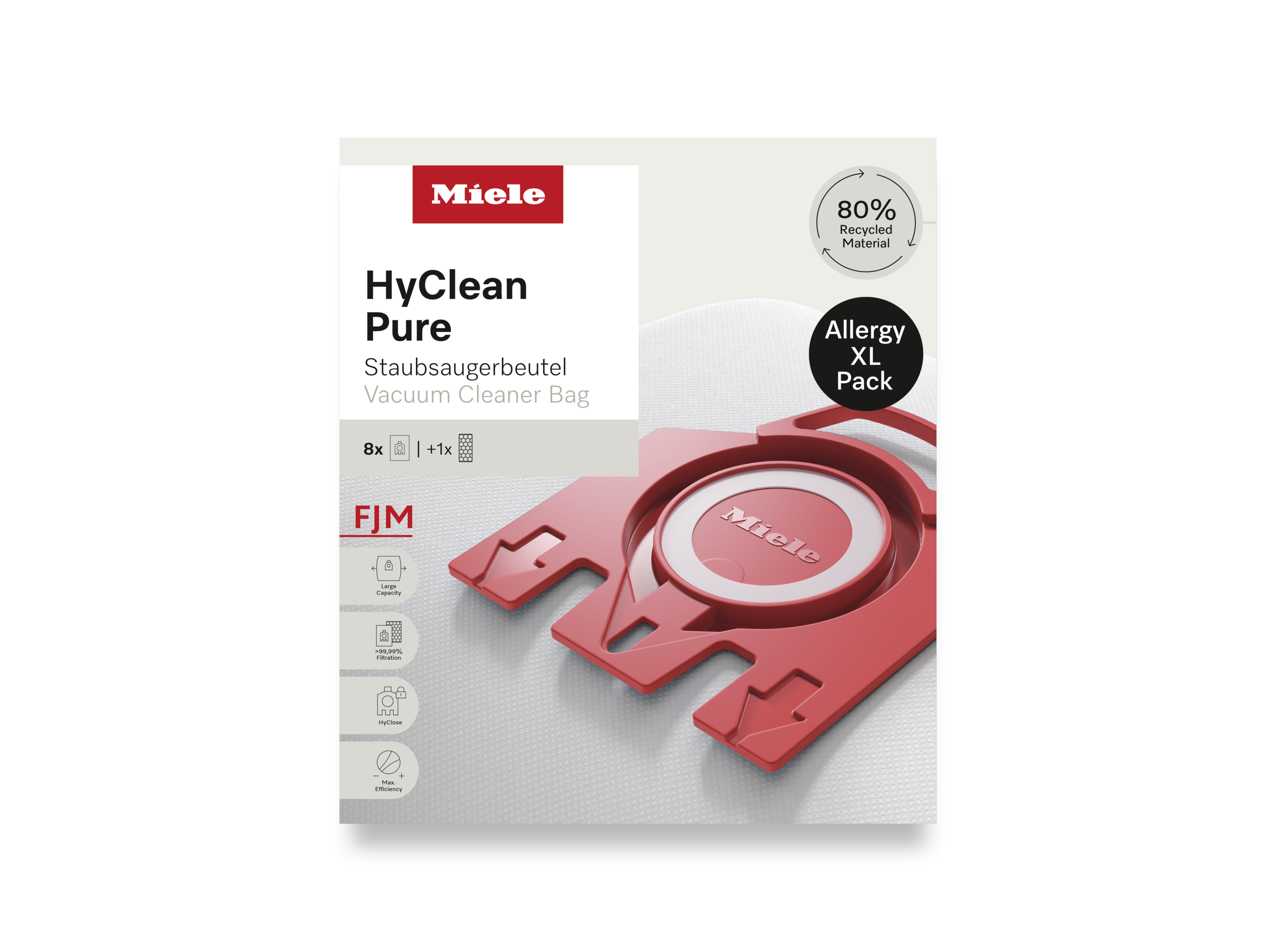 Комплект мешков-пылесборников HyClean Pure FJN Allergy XL Miele купить в Тольятти | Всегда в наличии! | Артикул 12498190 | Официальный сайт